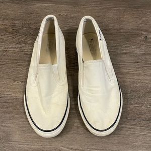 White Converse Slip-Ons